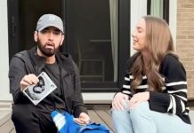 Gjyshi Slim Shady: Eminem zbulon shtatzëninë e vajzës së tij në videoklip të këngës “Temporary”