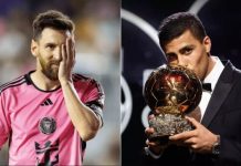 Zbulohet mesazhi që Messi i dërgoi Rodrit pas fitimit të Topit të Artë ndaj Vinicius Jr