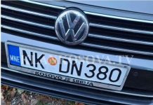 Nga një muaj paraburgim për tre malazezët për mbishkrimin “Kosova është Serbi”