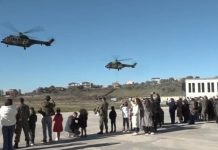 Rama uron Vitin e Ri me atmosferën e gëzueshme nga Baza Ajrore e Farkës