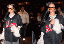 Rihanna tregon stilin e saj të shëlqyer me bluzë rrjetë dhe xhinse në New York