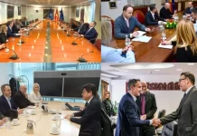 SHGM dhe EFJ në takime me faktorët politikë: Me përpjekje të përbashkëta për lirinë e medias dhe demokracinë në Maqedoni