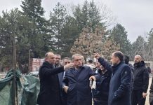 Ibrahimi e Gashi në Kumanovë për ta parë rrjedhën e punimeve në ndërtimin e gjimnazit “Sami Frashëri”