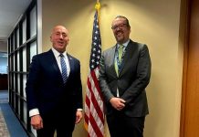 Haradinaj takon Kasanofin, në fokus partneriteti me ShBA-në dhe anëtarësimi në NATO