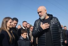 Rama inspekton punimet në rrugën e Komanit