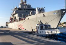 Mbërrin në Durrës luftanija “Libra”, dhuratë nga qeveria italiane për forcën detare shqiptare