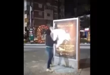 Vandalizohet posteri i komandant Lleshit në Bujanoc (VIDEO)