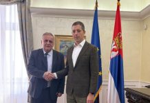 Nexhmedin Spahiu takohet me ministrin serb, Marko Gjuriq në Beograd