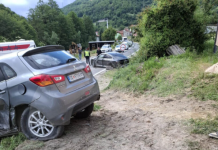 Aksident mes 4 veturave në magjistralen Strazhë-Kërçovë