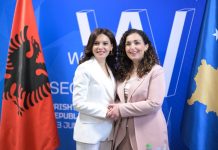 Osmani mirëpret Spiropalin: Bashkëpunimi Kosovë-Shqipëri, kyç për paqen dhe sigurinë