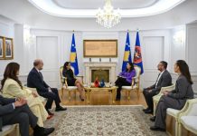 Presidentja Osmani priti në takim sopranon me famë botërore, Ermonela Jaho
