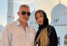 Nga Dubai, Adelina uron festen e Bajramit