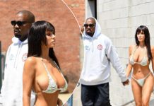 Bianca Censori trondit sërish: shfaqet në publik me të brendshme prej karamelesh shumëngjyrëshe