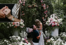 Fansat të bindur se Travis Kelce i shtoi një detaj të vogël unazës së fejesës me Taylor Swift