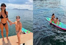 Eva Longoria shkëlqen me bikini në Marbella, duke shijuar pushimet me të birin