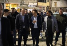 Kasami bashkë me Afrim Gashin në Çarshinë e Epërme: Tetova është e bashkuar për fitoren e 2 nëntorit