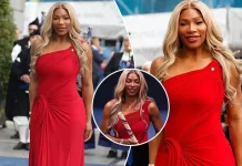 Serena Williams duket e mrekullueshme me një fustan elegant të kuq, ndërsa merr Çmimin e Princeshës së Asturias për Sport në Spanjë