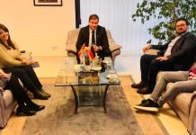 Faton Fazliu takohet me ambasadorin e Maqedonisë së Veriut në Berlin, Ylber Sela