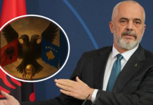 Shqiponja me Kosovën e Shqipërinë në krahë drejt Botërorit, Edi Rama me instalacionin e radhës