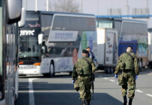 “Shqiptarë të maskuar sulmuan ushatrët serb dhe ikën në Kosovë”, sipas gazetes serbe “Blic”