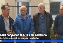 Nxënësit detyrohen të ecin 3 km në këmbë! Banorët e Matkës protestojnë për mungesën e autobusëve