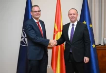 Kryeparlamentari Gashi takohet me Drejtorin e GIZ për Maqedoninë e Veriut, David Oberhuber