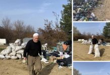 Haxhi Jusufi erdhi nga Zvicra, për 2 ditë e pastroi shetitoren mbi Sllupçan – Shembull që duhet të ndiqet!