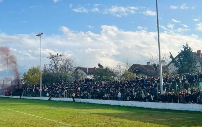 Policia ndalon një tifoz nga Haraçina në ndeshjen Shkëndija 77   Bregallnica