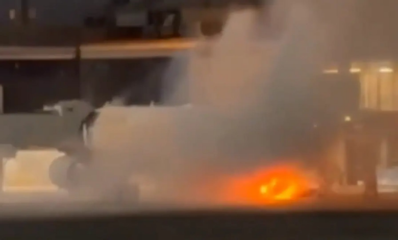 Panik në një aeroport në Brazil  makina e bagazheve merr flakë afër avionit teksa bëhej gati të nisej  evakuohen 180 pasagjerët