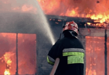 Mbrëmë ka shpërthyer një zjarr i madh në një magazinë në Shkup