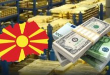 Rezervat valutore të Maqedonisë arrijnë 4,86 miliardë €