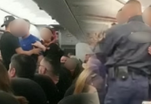 Tifozët sllovakë shkaktuan panik në avion! Njëri arrestohet në Aeroportin e Shkupit, 10 të tjerëve u ndalohet hyrja në Maqedoni