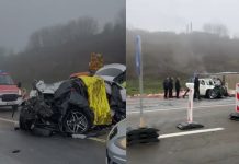 Aksident fatal në Kosovë, kamioni përplaset me veturën me targa të huaja, 2 viktima
