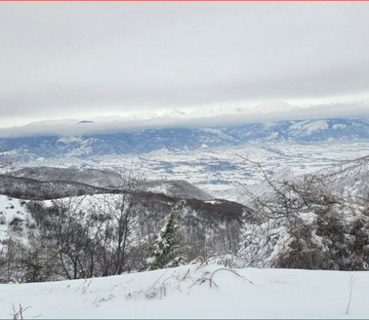 Reshje shiu dhe bore të herëpashershme në zonat më të ulëta dhe borë në zonat më të larta dhe në male