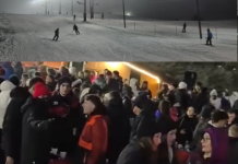 Kodra e Diellit gjallë në mbrëmje! Skijim nate, muzikë dhe atmosferë dimërore