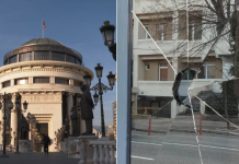 Theu xhamin e derës së Ambasadës së Bullgarisë në Shkup, Prokuroria kërkon paraburgim për 55-vjeçarin e dyshuar