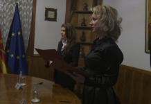 Arlinda Kadri-Shahinoviq dhe zonja Joshevska, anëtare të Këshillit Gjyqësor