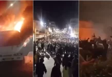 Të paktën 36 persona të vdekur gjatë protestave në Iran, thotë grupi i të drejtave të njeriut – pamje që thuhet se tregojnë kaosin e krijuar