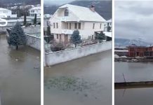 Vardari del nga shtrati në Strimnicë, banorët të përmbytur kërkojnë ndihmë