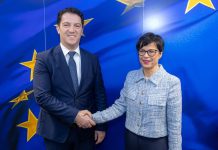 Sali në Bruksel, takon komisioneren Marta Kos