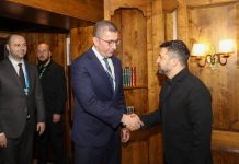 Mickoski takon Zelenskyn në Mynih: Paqja kërkon drejtësi dhe unitet evropian
