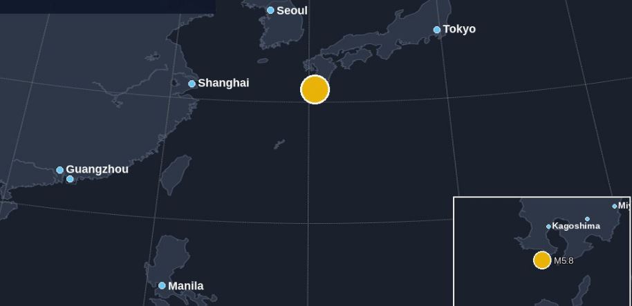 Tërmeti me magnitudë 5 8 ballë godet Japoninë
