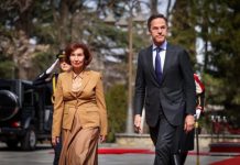 Rutte nga Shkupi: Do të sigurohemi që KFOR’i në Kosovë të mbetet i fuqishëm dhe i aftë për qëllimin e tij