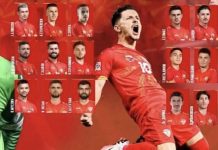 Maqedonia e Veriut me 8 shqiptarë për kualifikimet vendimtare të Botërorit 2026