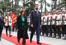 Siljanovska-Davkova priti me nderime të larta shtetërore homologun malazez Jakov Millatoviq