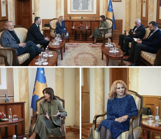 Krerët e Lëvizjes ‘Arbëria’ takohen me kryeparlamentaren e Republikës së Kosovës