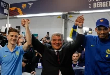 Joan Laporta i lumtur pasi mbetet president i Barcelonës: Na presin vite emocionuese