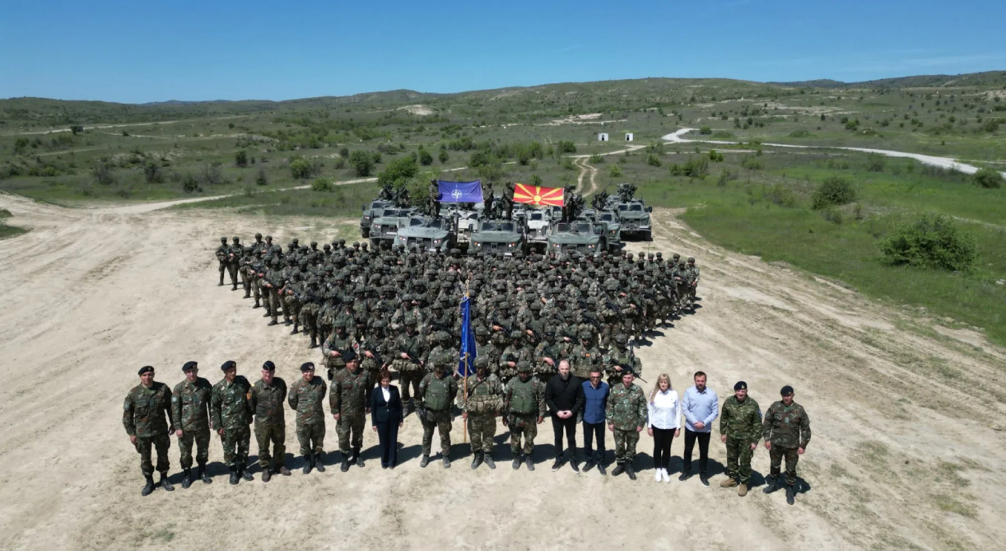  BLESOK 26  në Krivolak  Ushtria  e gatshme për mision  para zyrtarëve të lartë të NATO s dhe shtetit