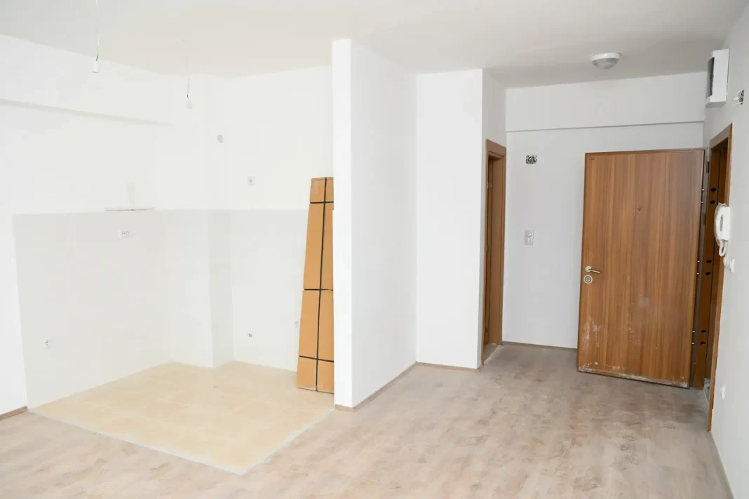 Pjesa e brendshme e ndertesave te parapara per banesa sociale. Foto nga Qeveria e Maqedonise se Veriut 1