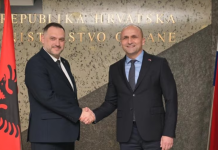 Shqipëria dhe Kroacia pajtohen për forcimin e mëtejshëm të mbrojtjes, i mohojnë përsëri pretendimet e Serbisë